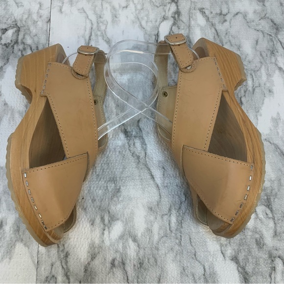 Maguba sustainable, handmade in Sweden.leather and wood sandals. - Picture 4 of 12
